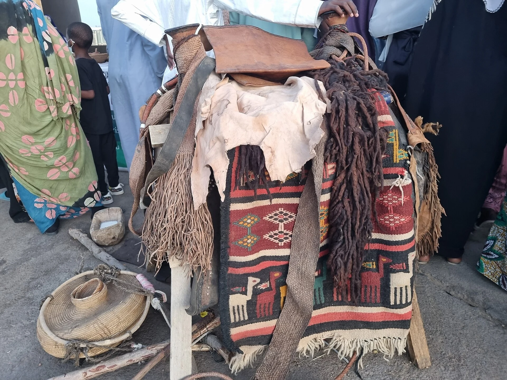 Erkennbare Stadtansicht von N'Djamena, der Hauptstadt des Tschad.