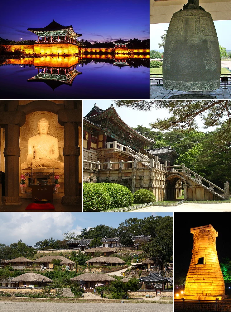 Silla archaeological objects displayed at Gyeongju National Museum