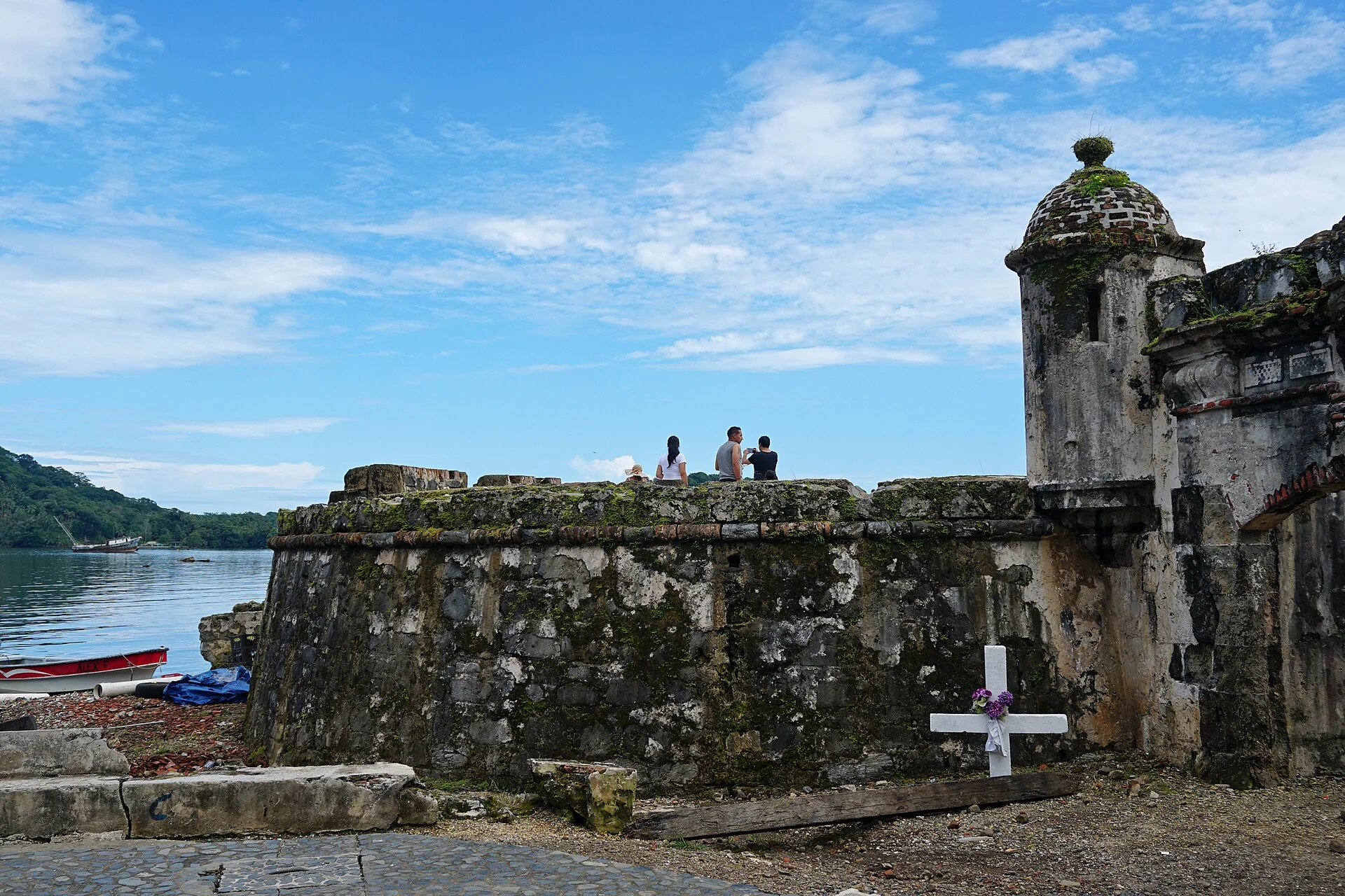 Außenfassade des königlichen Zollhauses von Portobelo.