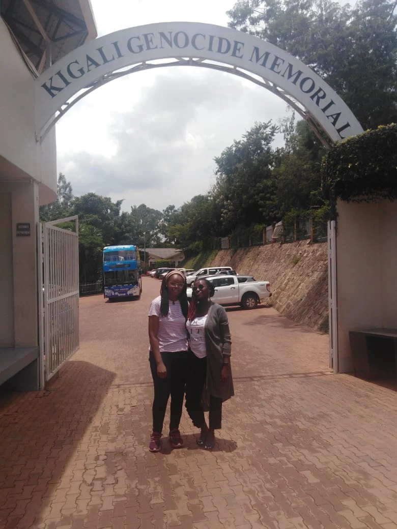 Giardini commemorativi del Kigali Genocide Memorial a Gisozi.