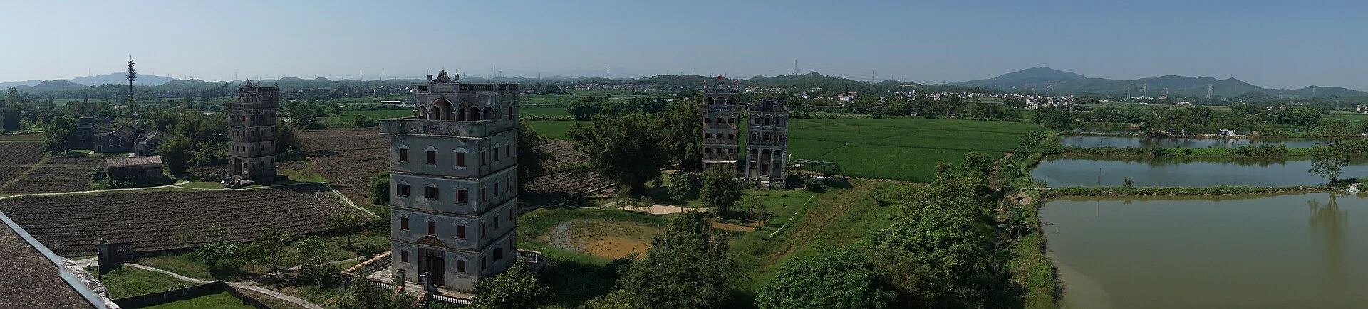Escolher as aldeias e torres diaolou a visitar em Kaiping
