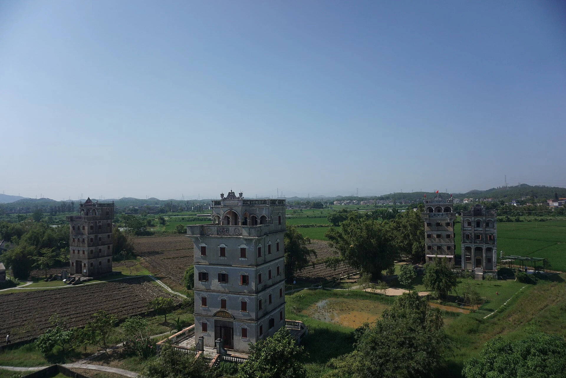 Escolher as aldeias e torres diaolou a visitar em Kaiping