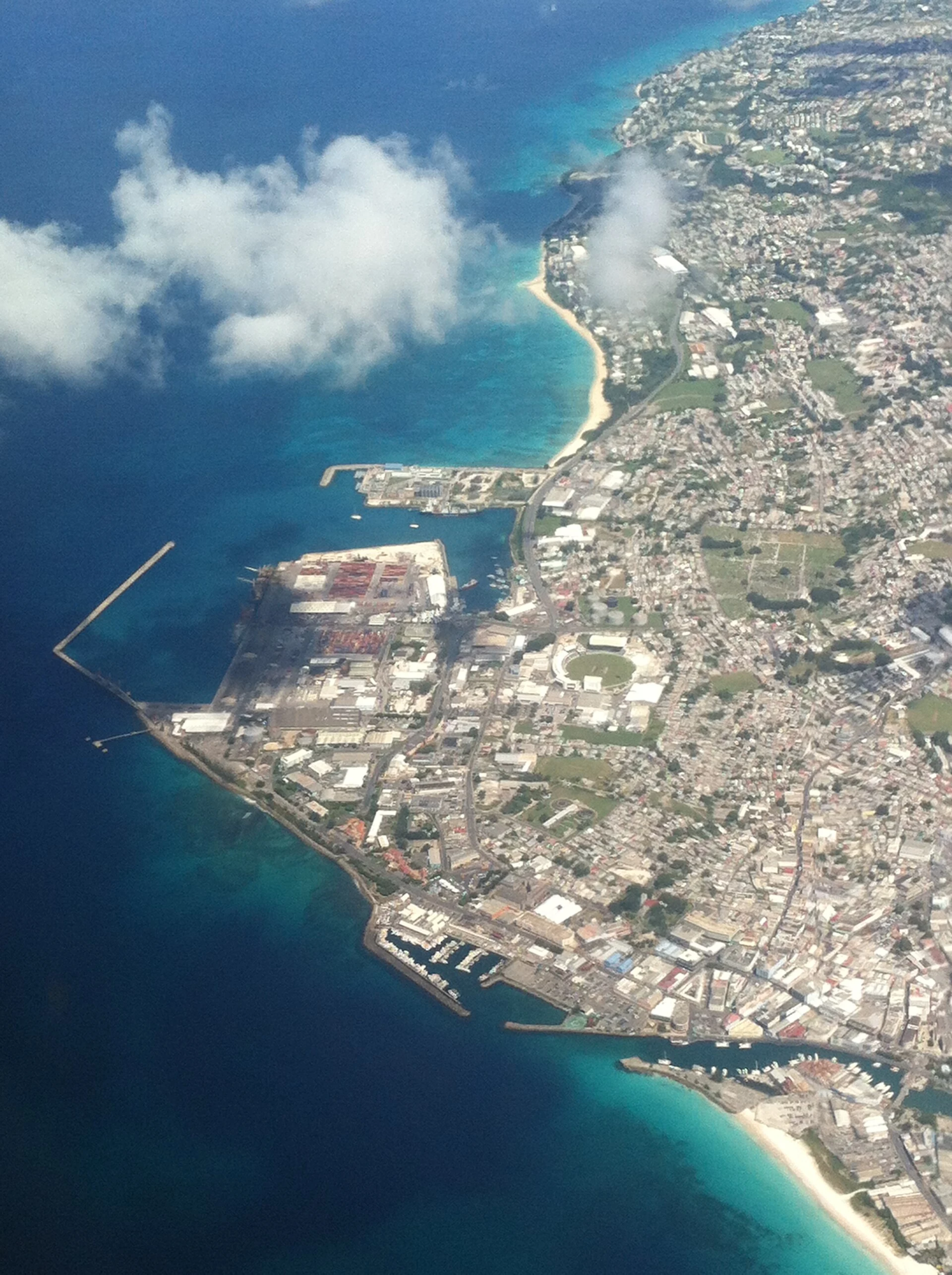 Stadtansicht von Bridgetown, der Hauptstadt von Barbados.