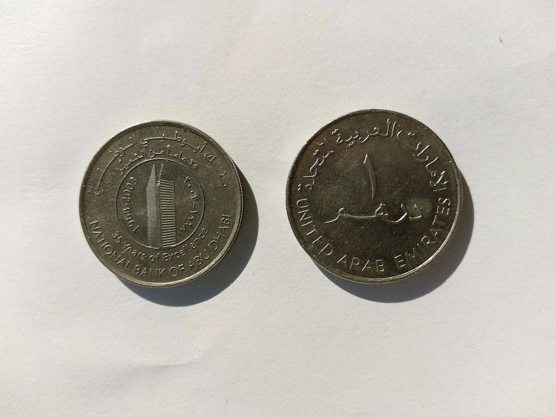 UAE dirham as a currency reference
