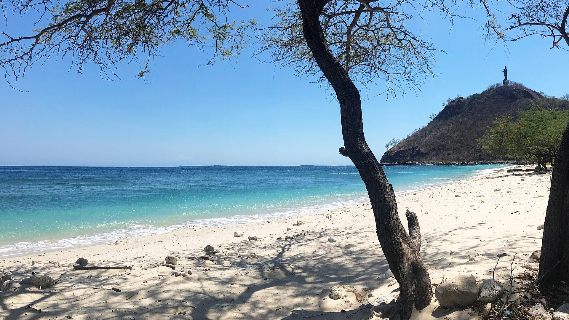 Strada urbana a Dili, Timor Est.