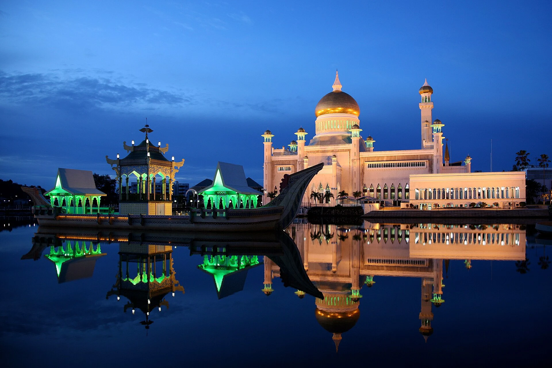 Vista documental de Bandar Seri Begawan, capital de Brunei