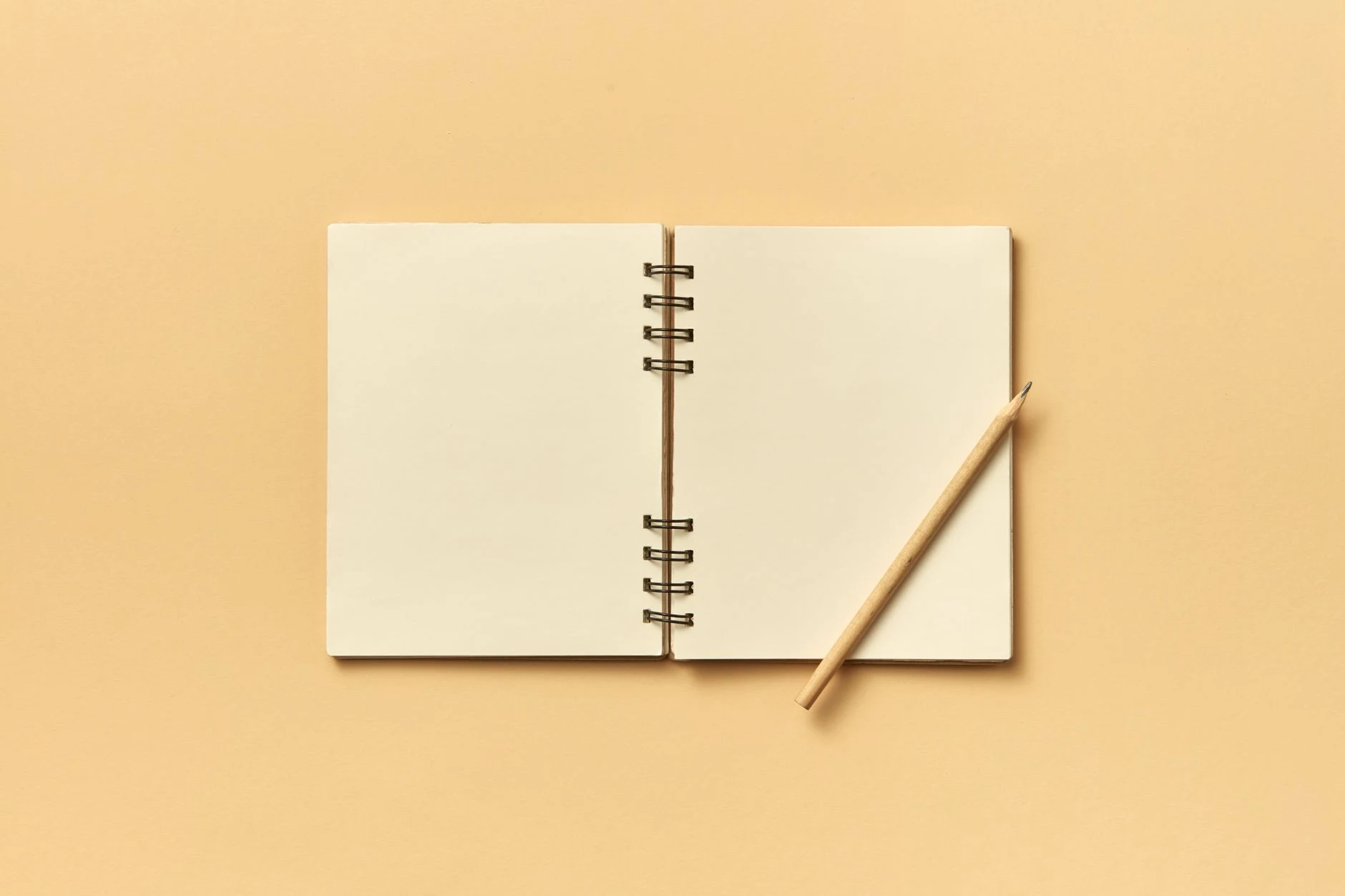 Travel-planning notebook in a generic setting.
