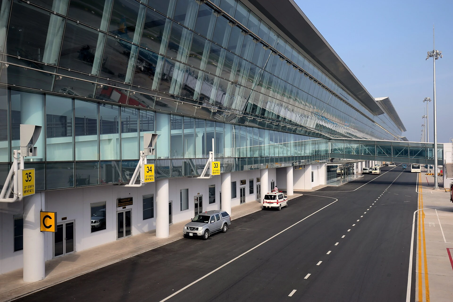 Terminal des internationalen Flughafens Noi Bai bei Hanoi.