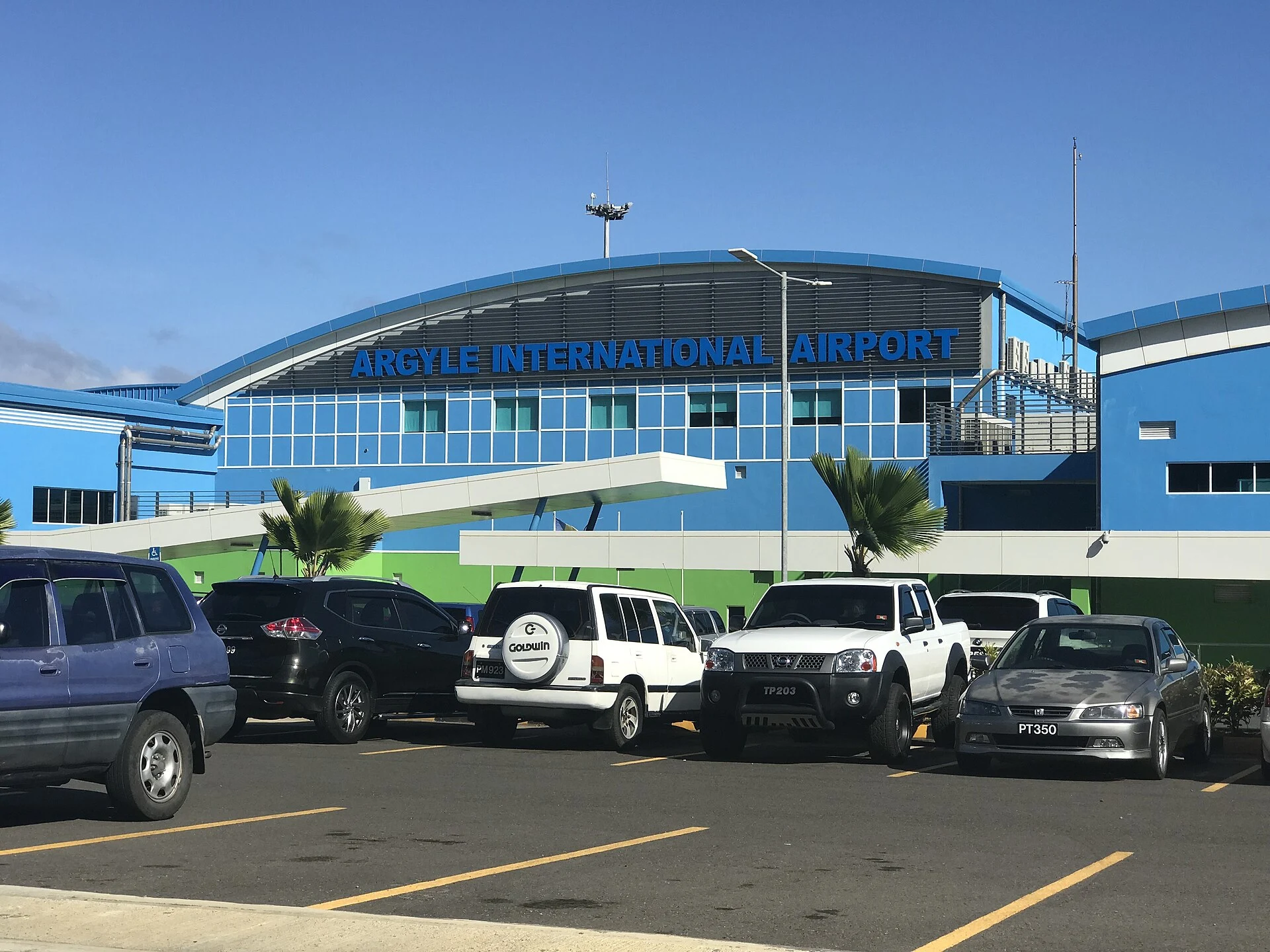 Aeroporto internazionale Argyle vicino a Kingstown, Saint Vincent e Grenadine.