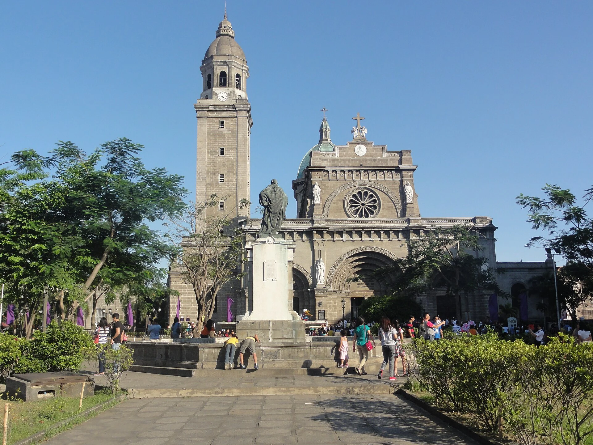 Urban view of Manila, the capital of the Philippines.