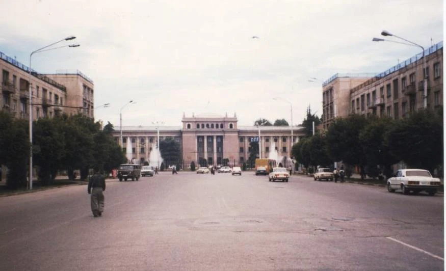 Stadtansicht von Duschanbe, der Hauptstadt Tadschikistans.