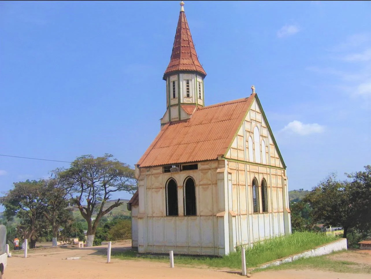 Erkennbare Stadtansicht von Kinshasa, der Hauptstadt der Demokratischen Republik Kongo.